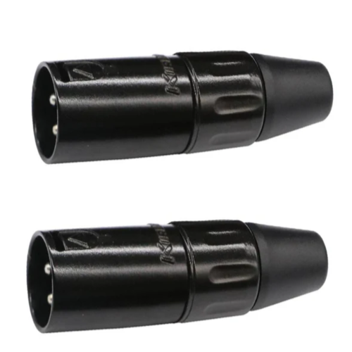 Kirlin Conector X 3215 Xlr Macho Negro (Par)