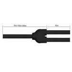 Kirlin Cable TRS Y-370PBL Mini Plug A 2 Xlr Macho 2M - Imagen 5