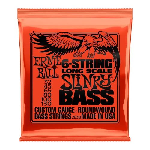 Ernie ball Cuerdas de Bajo 2838 32/130 6-String Slinky
