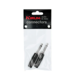 Kirlin Conector Ch 2306Bs Plug 6.3 Mono Negro (Par) - Imagen 2