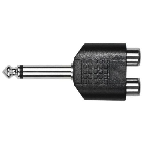 kirlin Adaptador 2657 2 Rca Hembra A Plug Mono