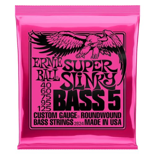 Ernie ball Cuerdas de Bajo 2824 40/125 Super Slinky