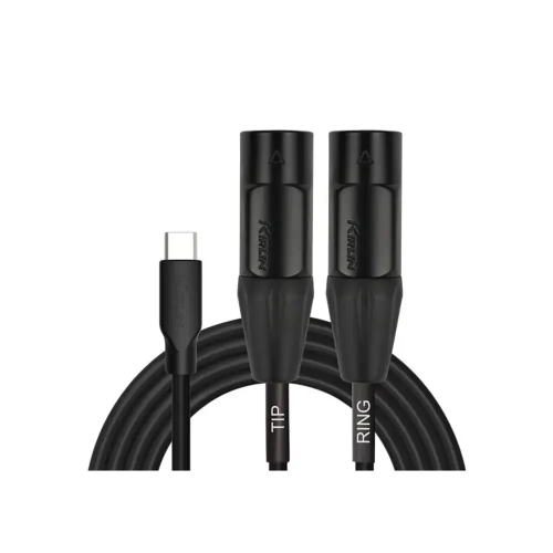 Kirlin Uy-C-390Xe-3 Cable Usb-C a 2 Xlr Macho 3M