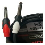 Kirlin Cable de Audio Lga 404 2 Rca Macho A 2 Plug 6.3 3M - Imagen 3