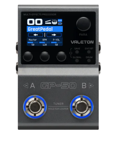 Valeton Pedal Multiefectos Gp-50