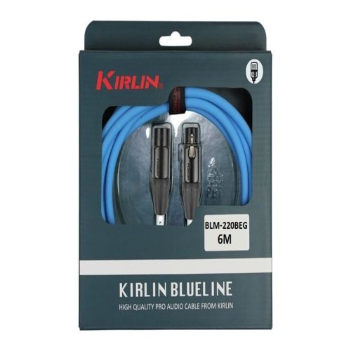 Kirlin Cable de Microfono Blm 220Beg Blueline Xlr M/H 6M