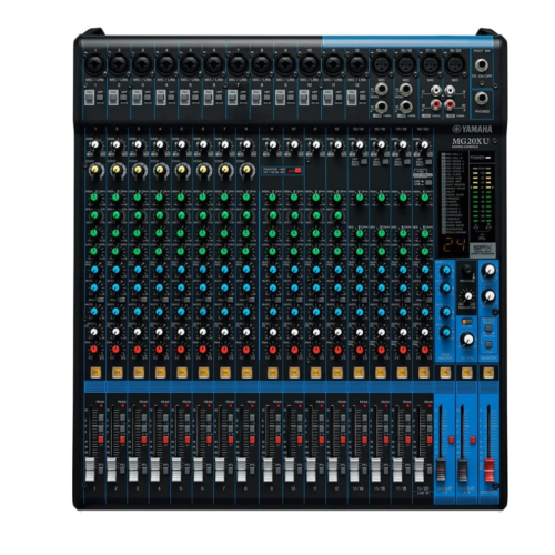 Yamaha Mixer Análogo con Efectos y Usb Mg20xu
