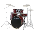 Yamaha Set Bateria Acustica Stage Custom Birch CranBerry Red
