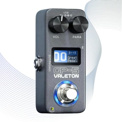 Valeton Pedal Multiefectos Para Guitarra Y Bajo Gp-5 Negro
