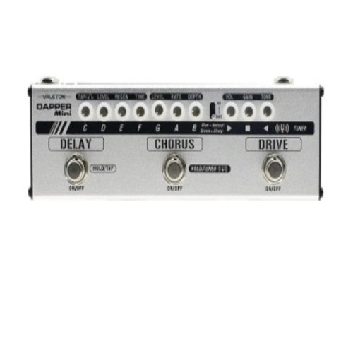 Valeton Pedal Dapper Mini MES-1 Chorus Delay Drive Guitarra Blanco