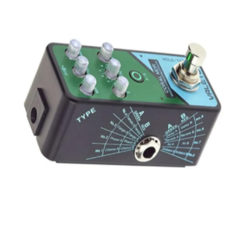 Valeton Pedal Guitarra Coral Mdr Verde