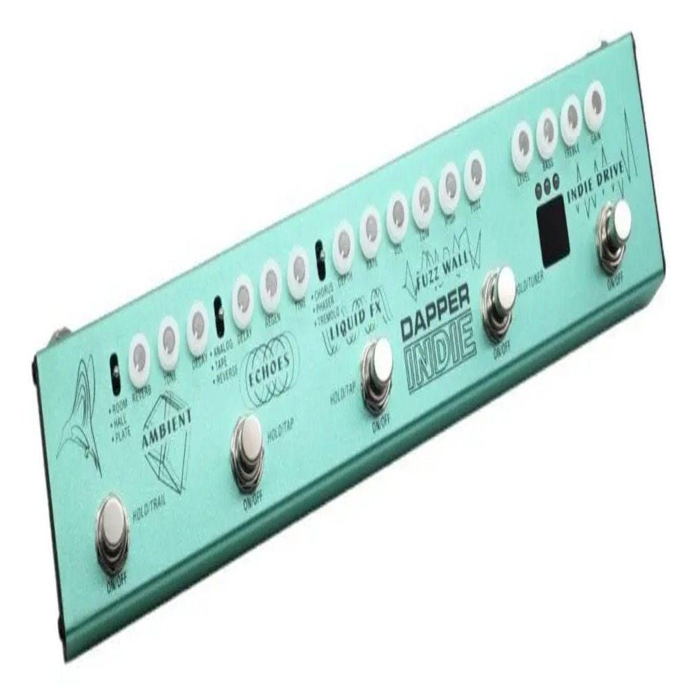 Valeton Pedal Multi-efectos Dapper Indie VES-5 Para Guitarra y Bajo Turquesa Valeton Pedal Multi-efectos Dapper Indie VES-5 Para Guitarra y Bajo Turquesa