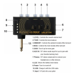 Valeton Amplificador De Auriculares Rh-100 Rushead Max Negro - Imagen 2