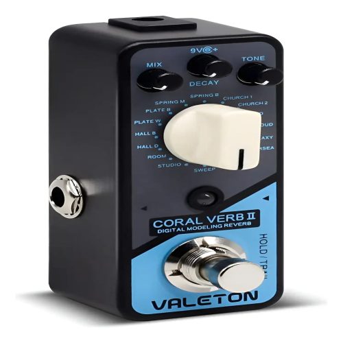 Valeton Coral Verb II Pedal Efectos Guitarra Eléctrica Digital