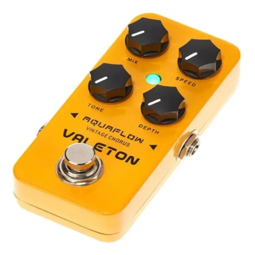 Valeton Pedal de efecto Coral Aquaflow CCH-1 amarillo Valeton Pedal de efecto Coral Aquaflow CCH-1 amarillo