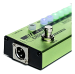 Valeton Pedal Mes-2 Dapper Mini Bass Multi Effect Verde Claro - Imagen 3