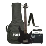 LTD B series Bass pack black satin