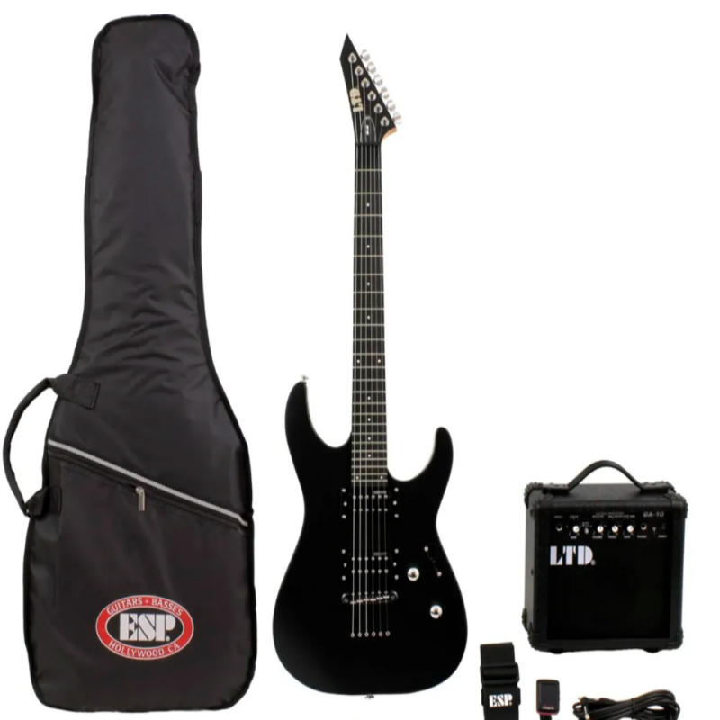 LTD Pack guitarra elctrica M-10 black satin
