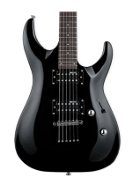 LTD Guitarra Electrica Superstrato MH-10 Black con Funda  - Imagen 2